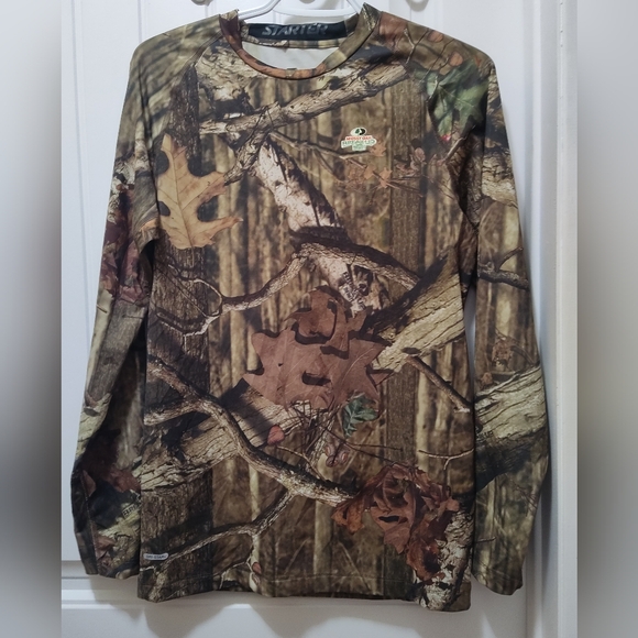 🛍️Men's Mossy Oak Camouflage Performance Shirt Size Medium - Picture 2 of 4